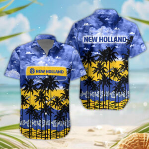 Sportswearmerch New Holland Tractor Hawaiian Shirt For Fan