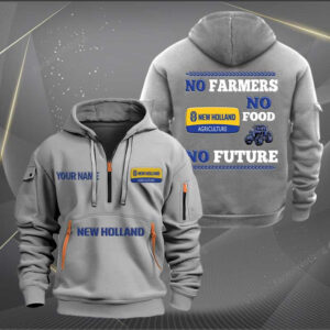 Sportswearmerch New Holland Tractor Personalized Half Zip Hoodie For Fan