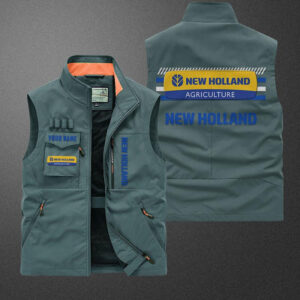 Sportswearmerch New Holland Tractor Pocket Vest For Fan