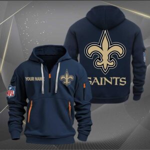 Sportswearmerch New Orleans Saints NFL Half Zip Hoodie For Fan
