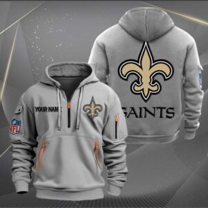 Sportswearmerch New Orleans Saints NFL Half Zip Hoodie For Fan