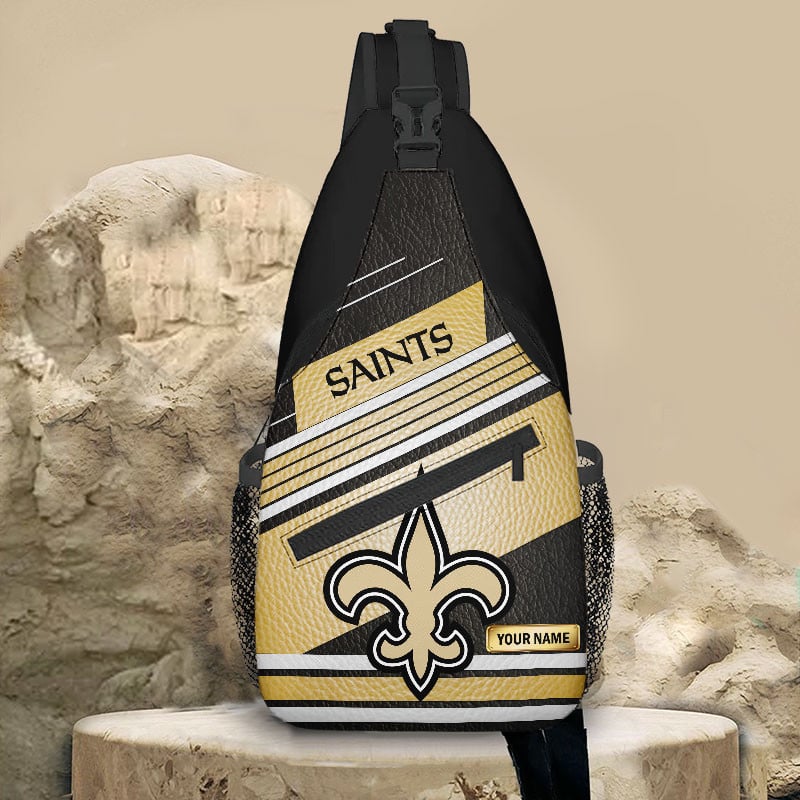 Sportswearmerch New Orleans Saints NFL Personalized Sling Bag For Fan