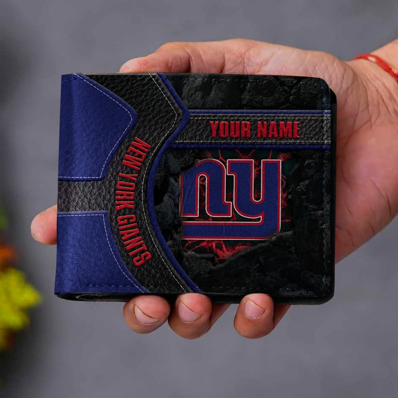 Sportswearmerch New York Giants NFL Men Folded Wallet Gift For Fans