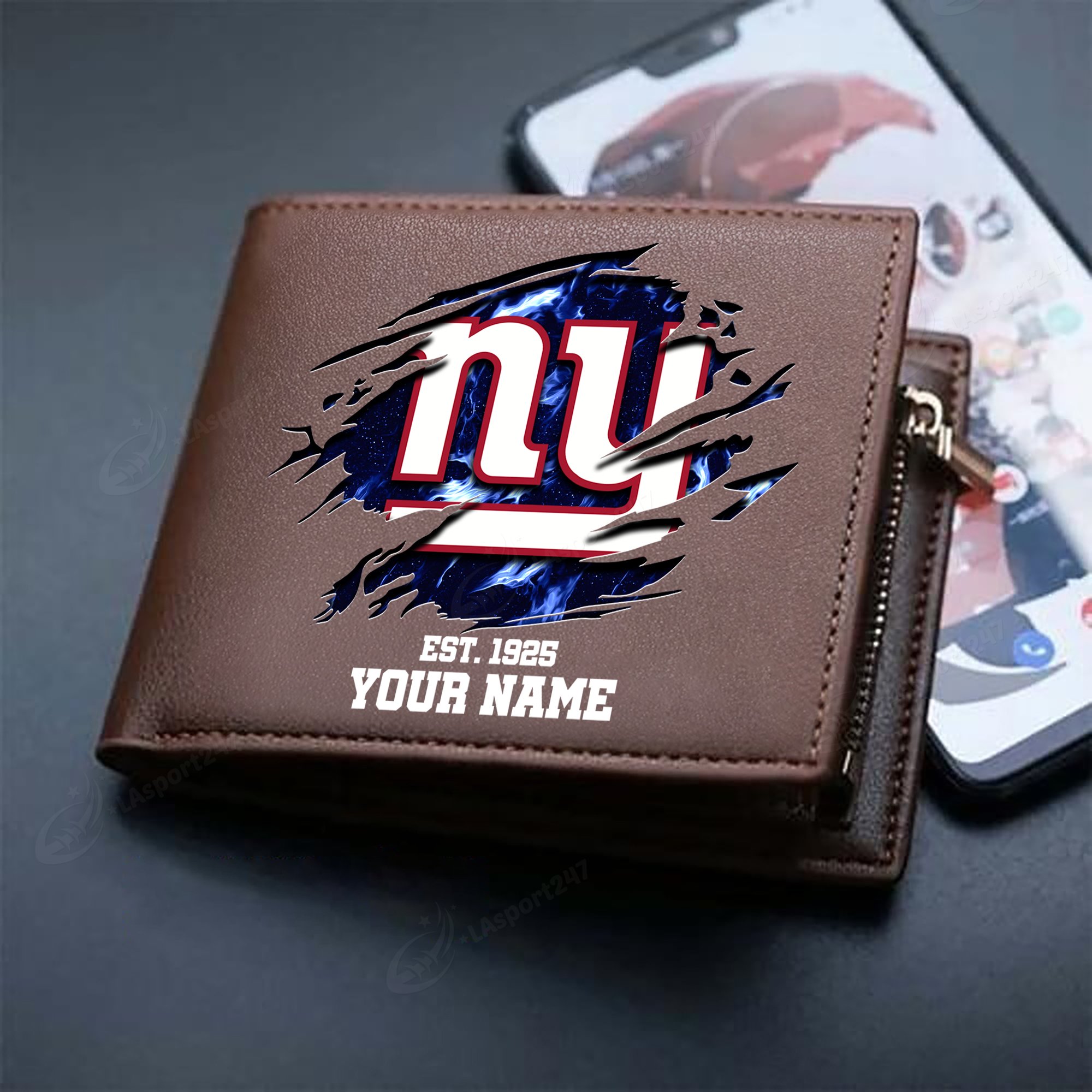 Sportswearmerch New York Giants NFL Men Wallet For Fan