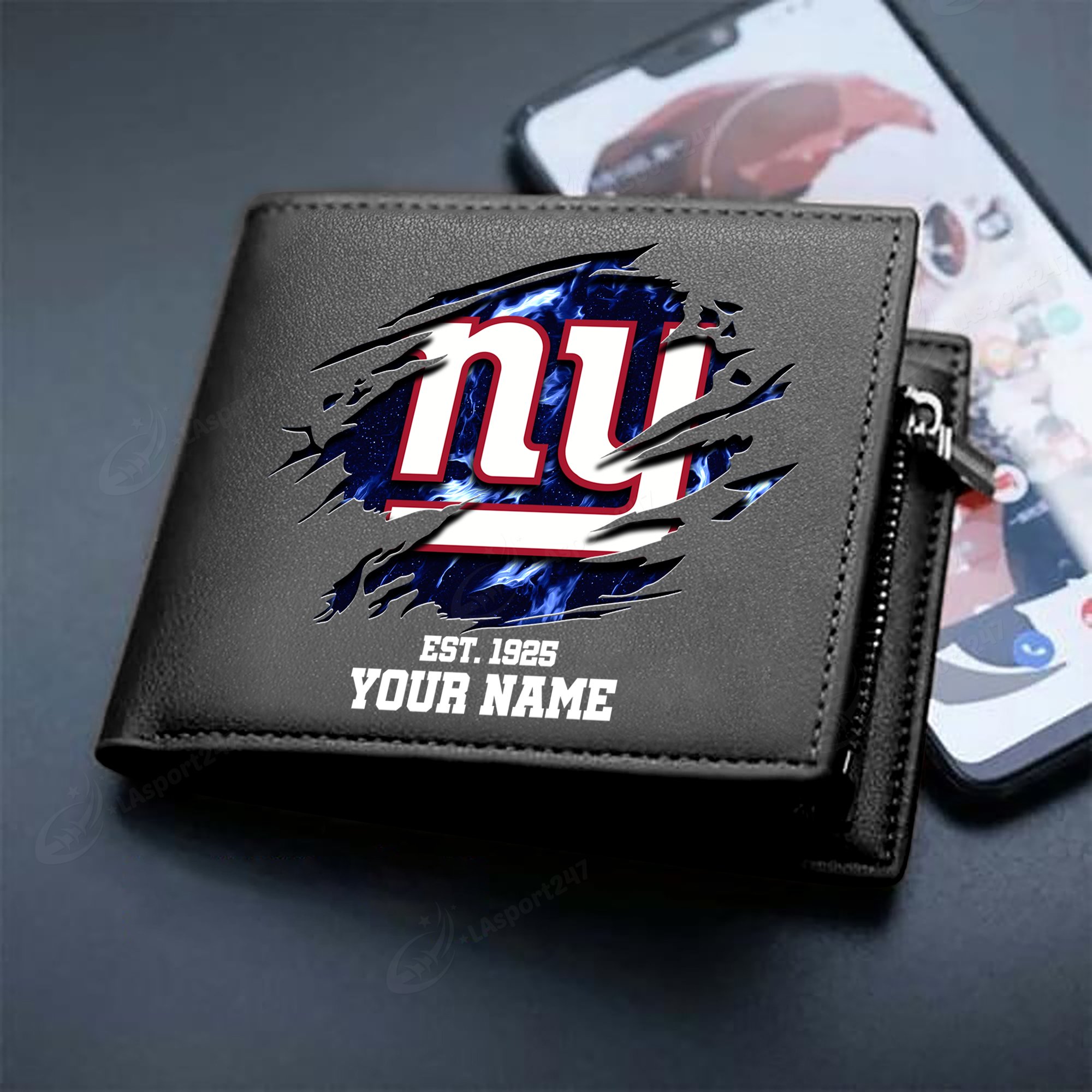 Sportswearmerch New York Giants NFL Men Wallet For Fan