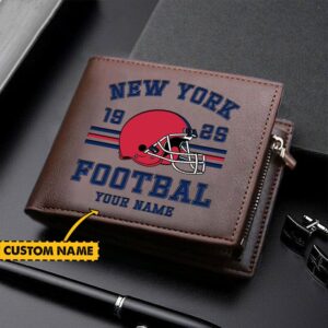 Sportswearmerch New York Giants NFL Personalized Men Wallet For Fan
