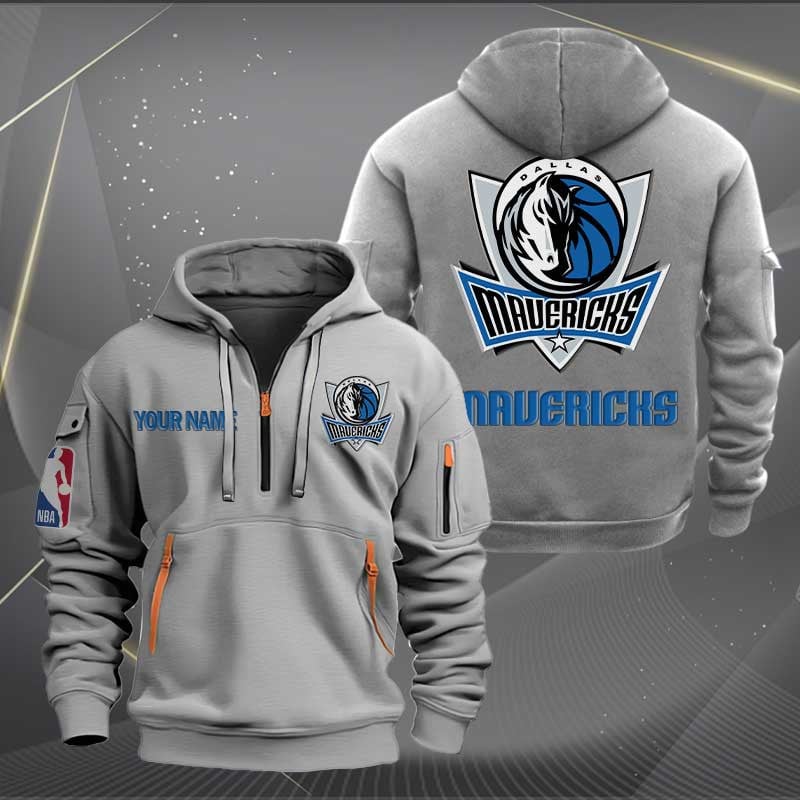 Sportswearmerch New York Islanders NCAA Half Zip Hoodie For Fan