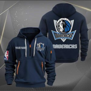 Sportswearmerch New York Islanders NCAA Half Zip Hoodie For Fan