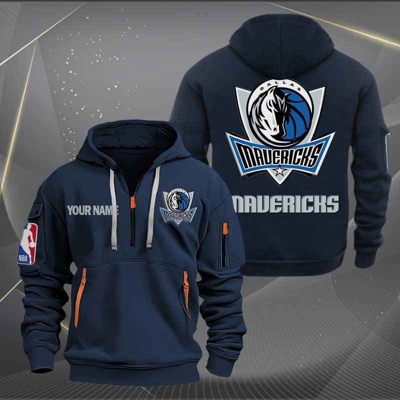 Sportswearmerch New York Islanders NCAA Half Zip Hoodie For Fan