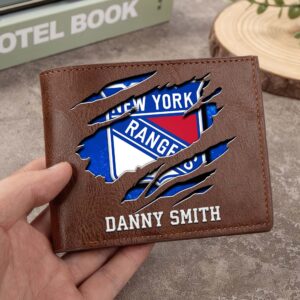 Sportswearmerch New York Islanders NHL Folded Wallet For Fan