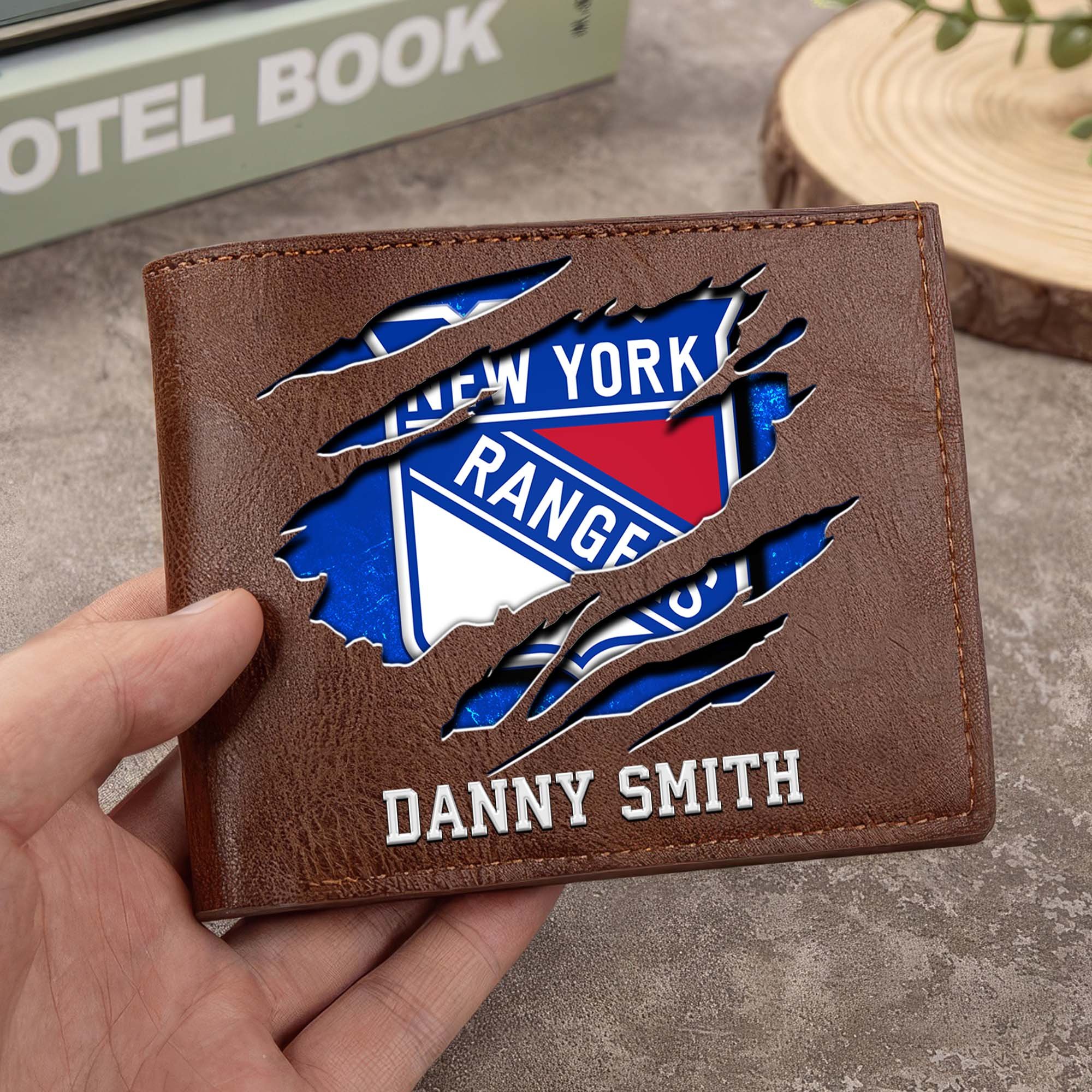 Sportswearmerch New York Islanders NHL Folded Wallet For Fan