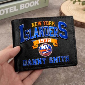 Sportswearmerch New York Islanders NHL Folded Wallet For Fan