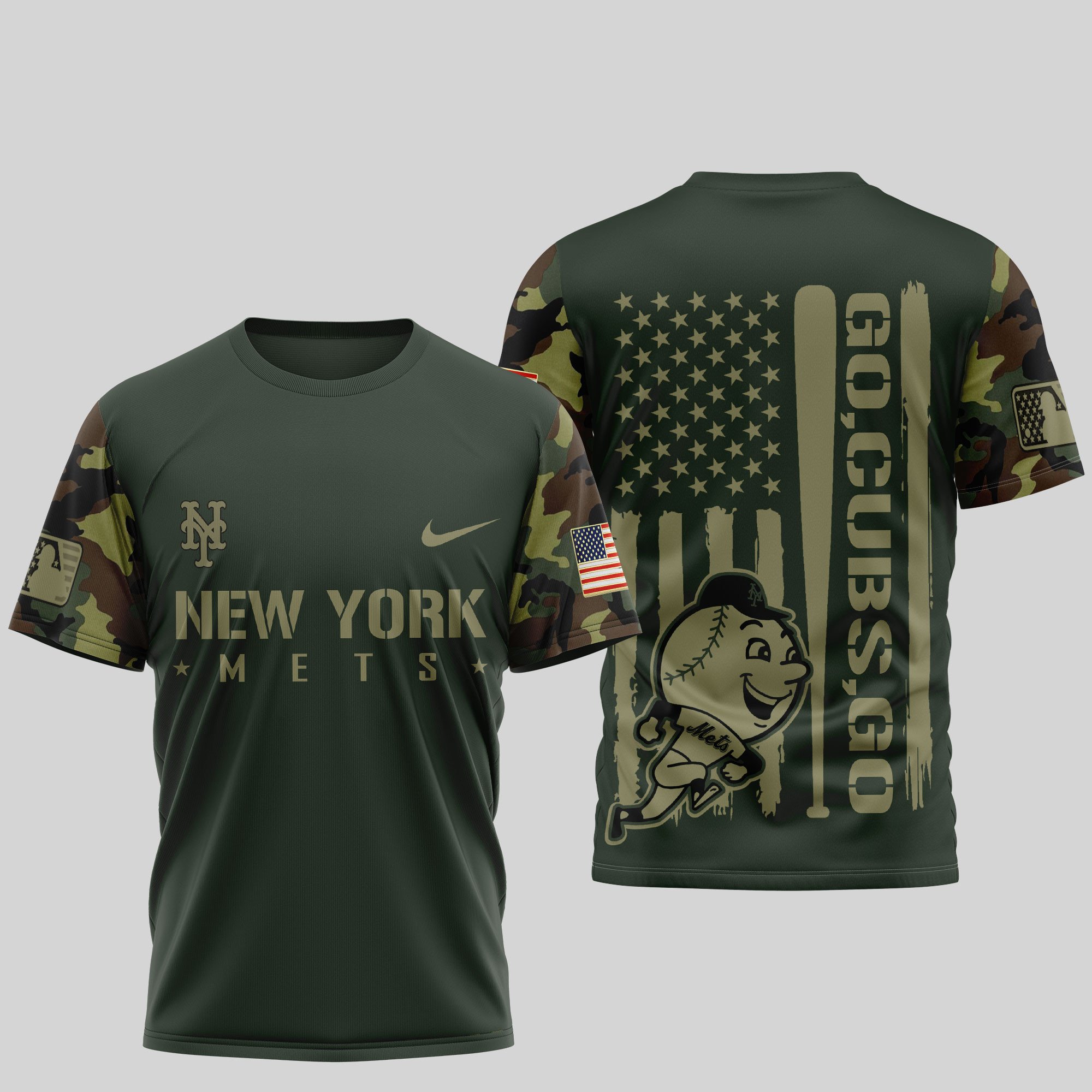 Sportswearmerch New York Mets MLB Personalized T-shirt For Fan