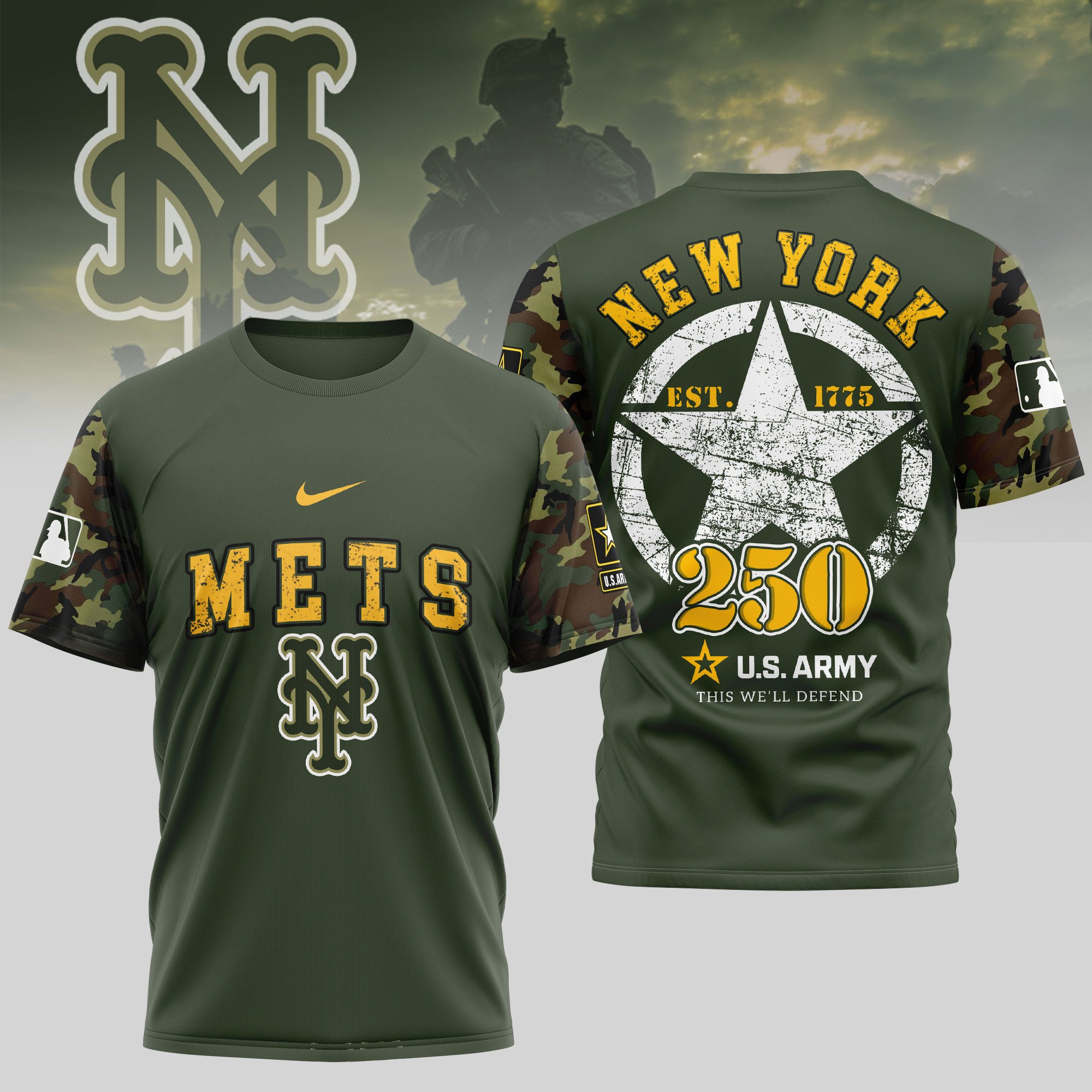 Sportswearmerch New York Mets MLB Personalized T-shirt For Fan