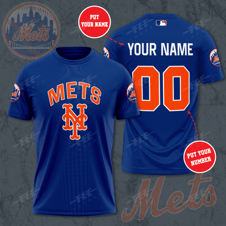 Sportswearmerch New York Mets MLB Personalized T-shirt For Fan
