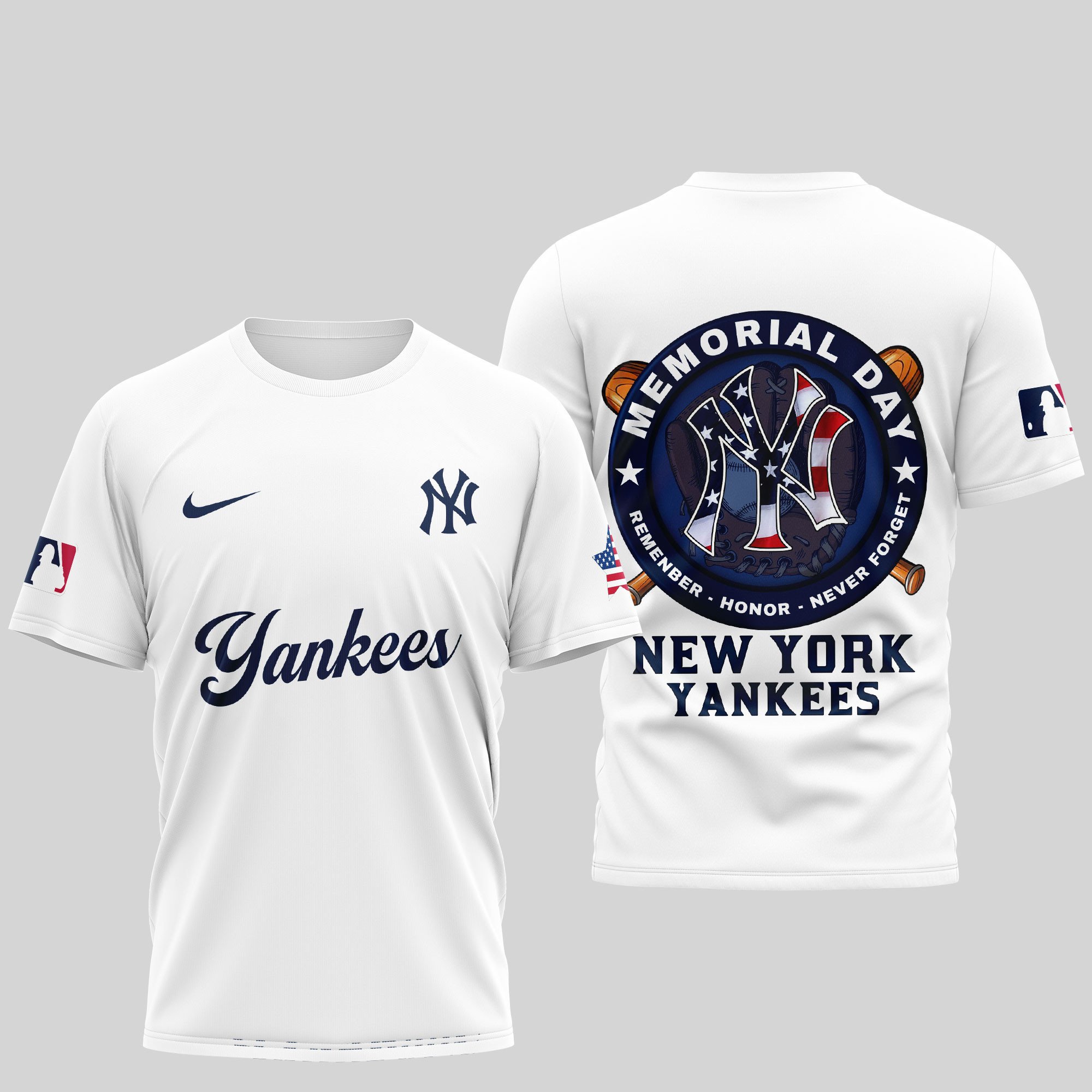 Sportswearmerch New York Yankees MLB Personalized T-shirt For Fan