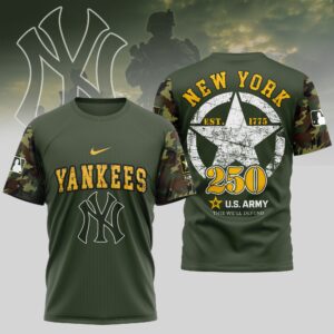 Sportswearmerch New York Yankees MLB Personalized T-shirt For Fan