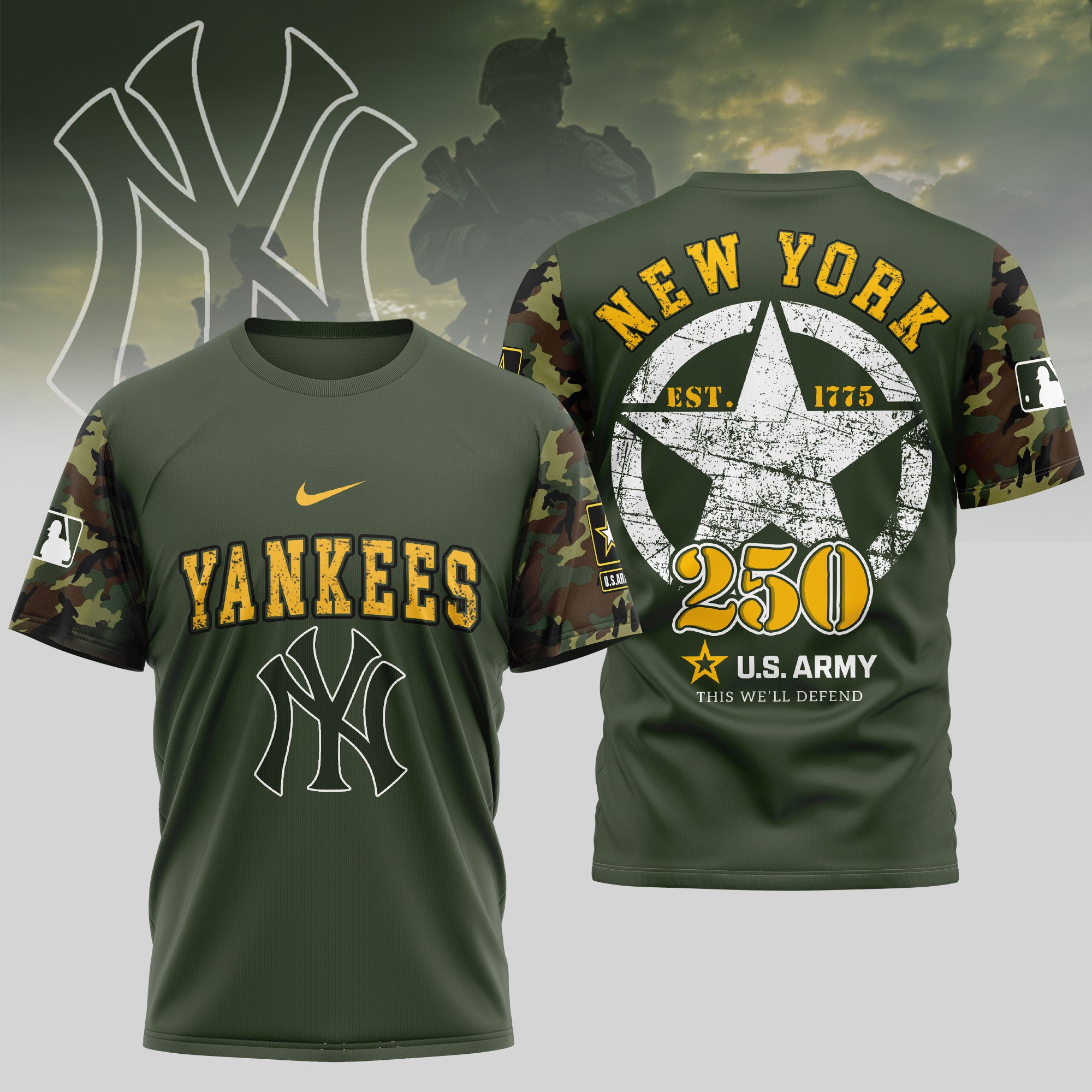 Sportswearmerch New York Yankees MLB Personalized T-shirt For Fan