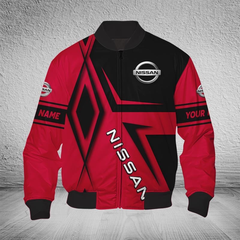 Sportswearmerch Nissan Car Bomber Jacket For Fan