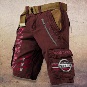 Sportswearmerch Nissan Car Denim Shorts For Fan