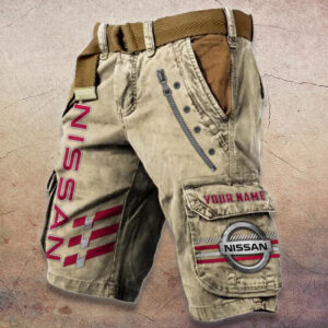 Sportswearmerch Nissan Car Denim Shorts For Fan