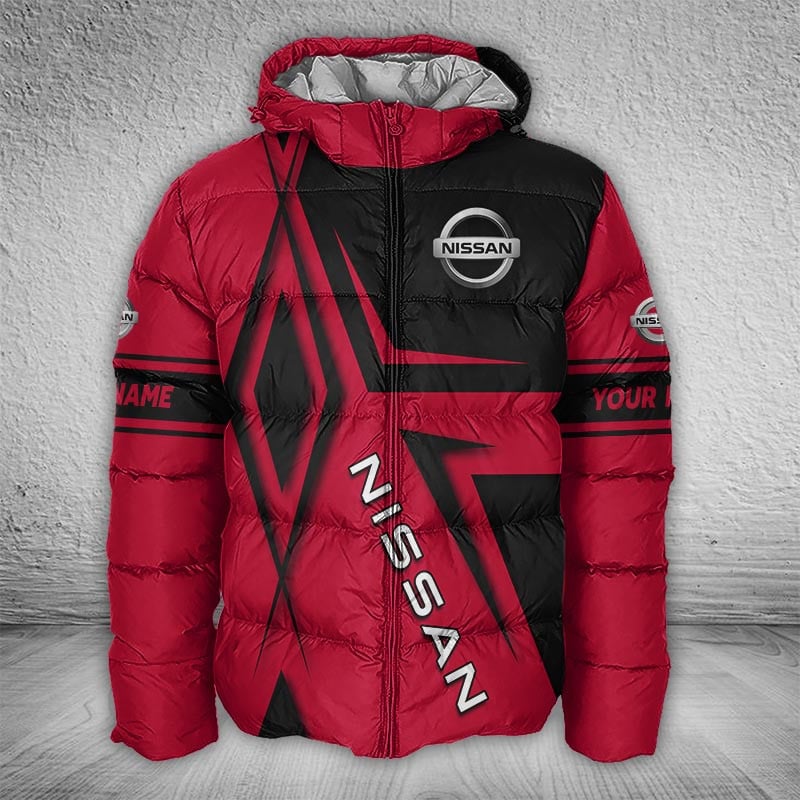 Sportswearmerch Nissan Car Puffer Jacket For Fan