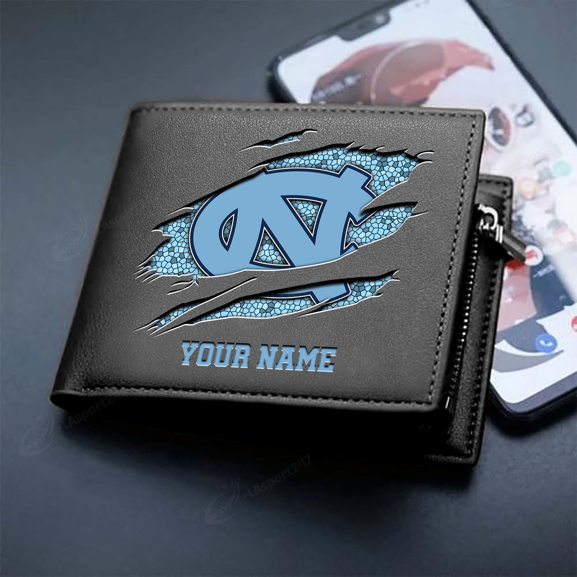 Sportswearmerch North Carolina Tar Heels NCAA Men Wallet For Fan