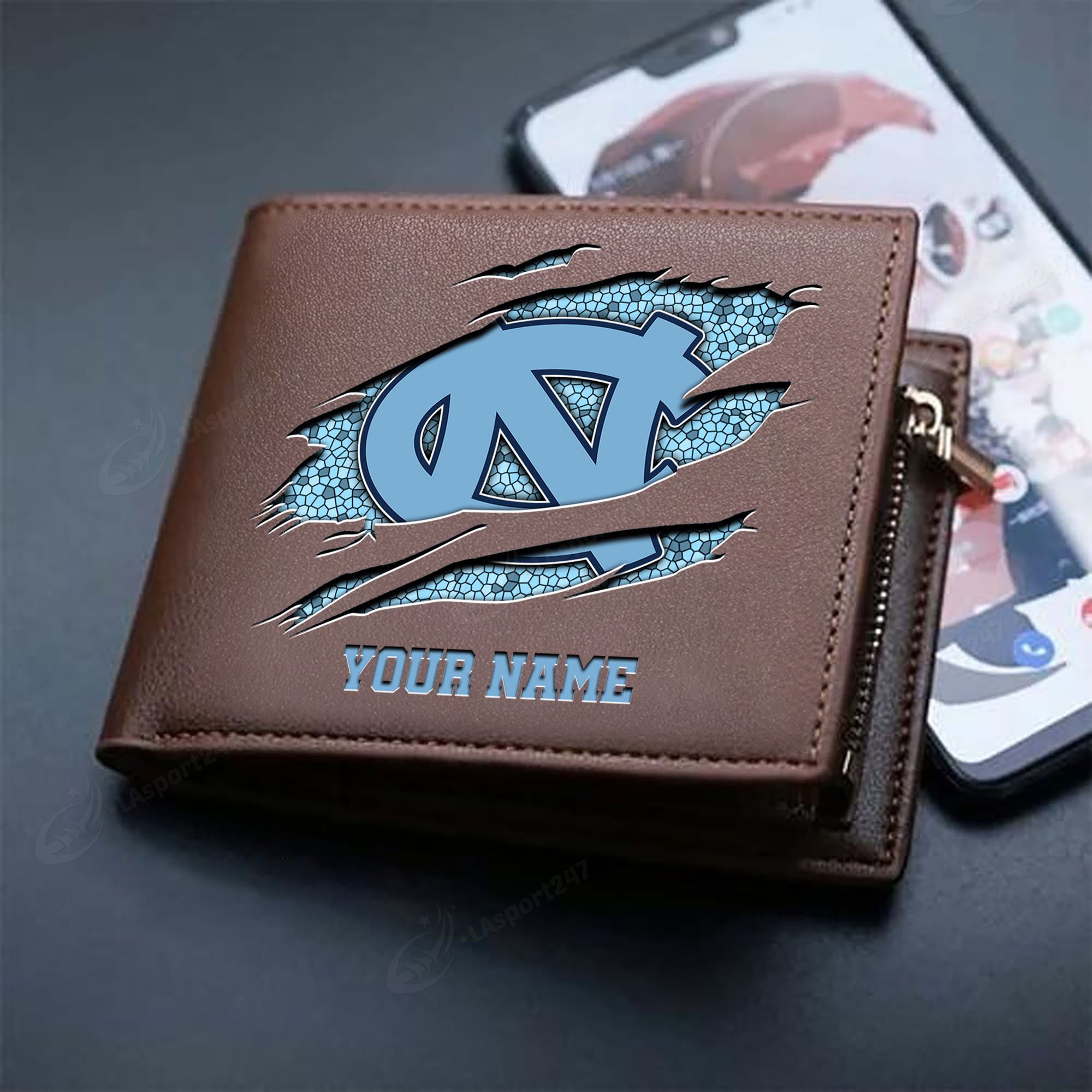 Sportswearmerch North Carolina Tar Heels NCAA Men Wallet For Fan