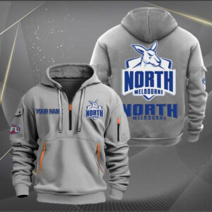 Sportswearmerch North Melbourne FC Personalized Half Zip Hoodie For Fan