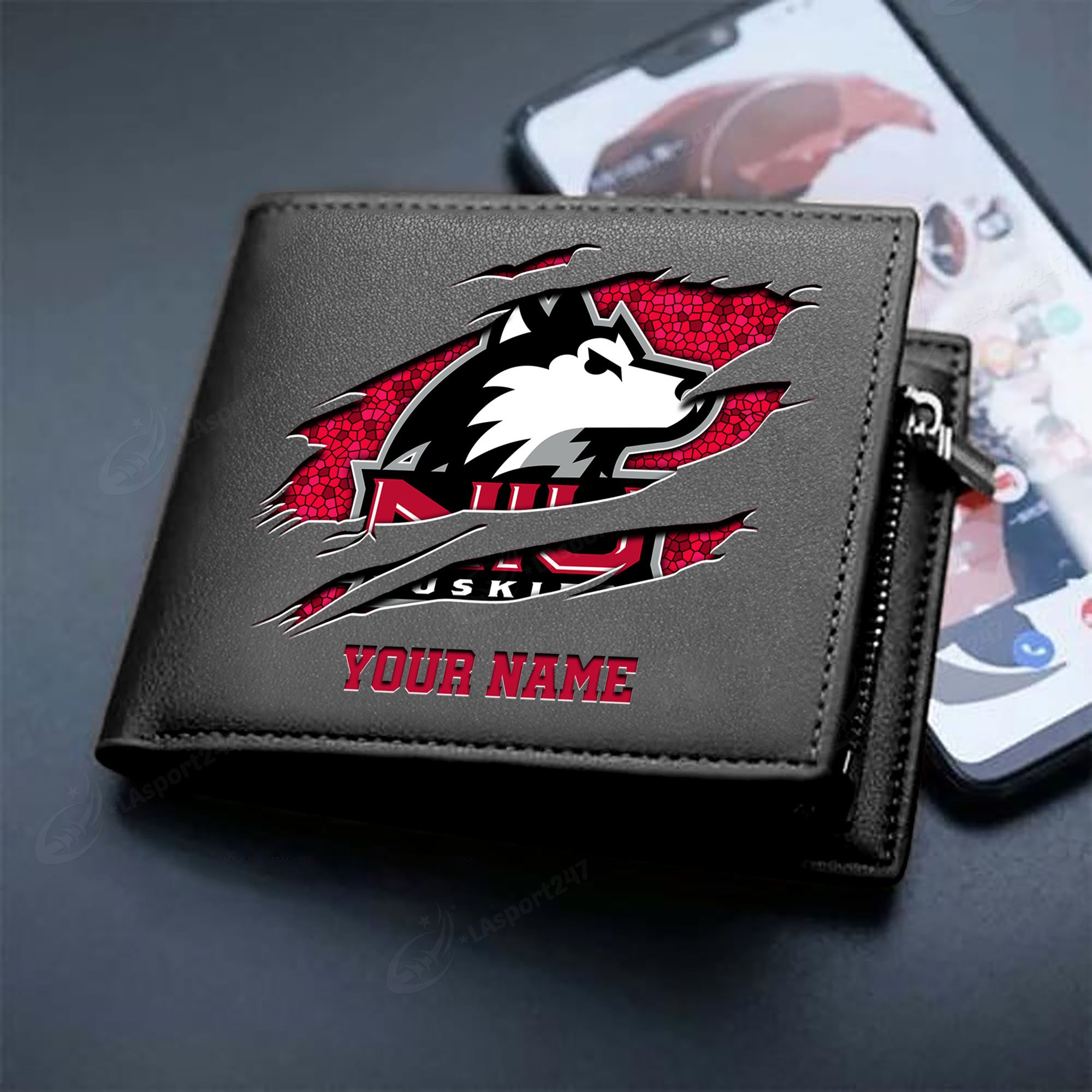 Sportswearmerch Northern Illinois Huskies NCAA Men Wallet For Fan