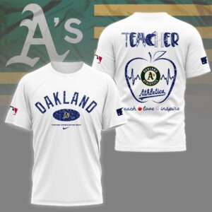 Sportswearmerch Oakland Athletics MLB Personalized T-shirt For Fan