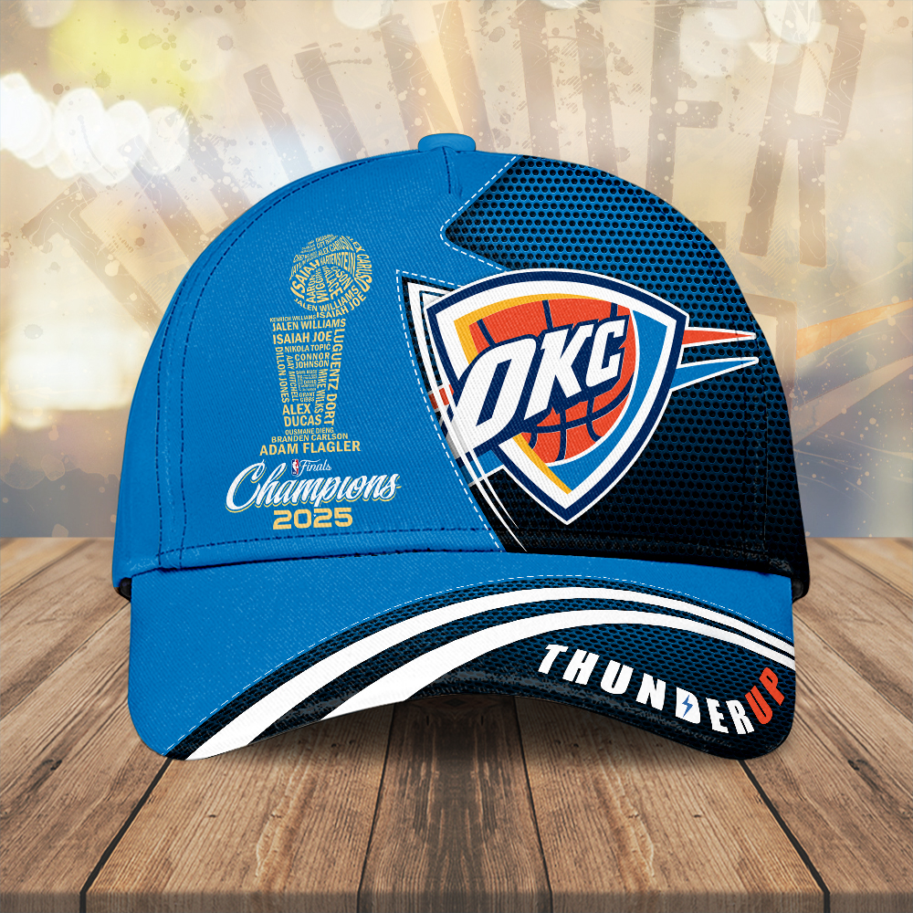 Sportswearmerch Oklahoma City Thunder NBA Classic Cap For Fan