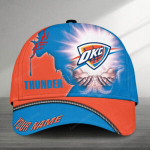 Sportswearmerch Oklahoma City Thunder NBA Personalized Cap For Fan