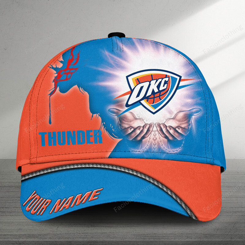 Sportswearmerch Oklahoma City Thunder NBA Personalized Cap For Fan