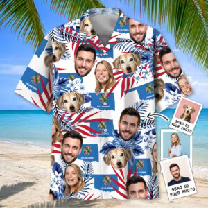 Sportswearmerch Oklahoma Family Custom Face Hawaiian Shirt For Fan