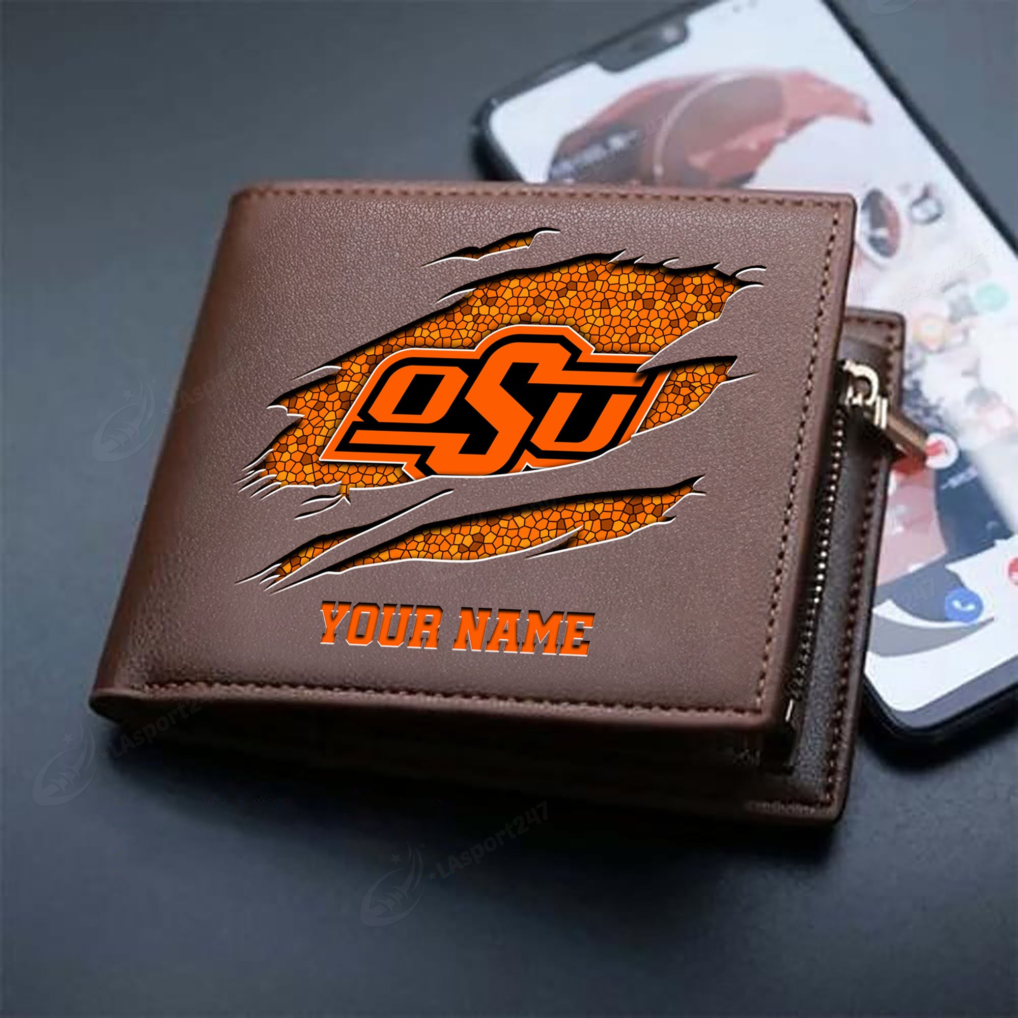 Sportswearmerch Oklahoma State Cowboys NCAA Men Wallet For Fan