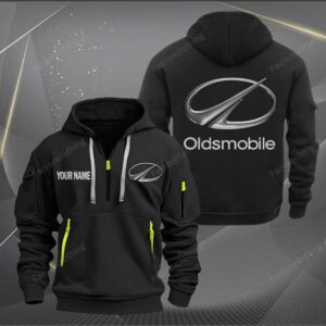 Sportswearmerch Oldsmobile Car Personalized Half Zip Hoodie For Fan