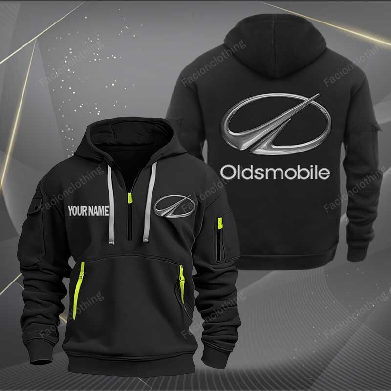 Sportswearmerch Oldsmobile Motorcycle Half Zip Hoodie For Fan