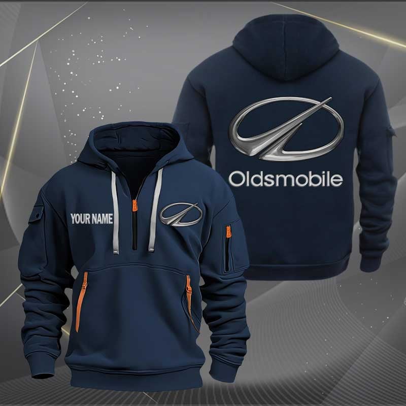 Sportswearmerch Oldsmobile Motorcycle Half Zip Hoodie For Fan