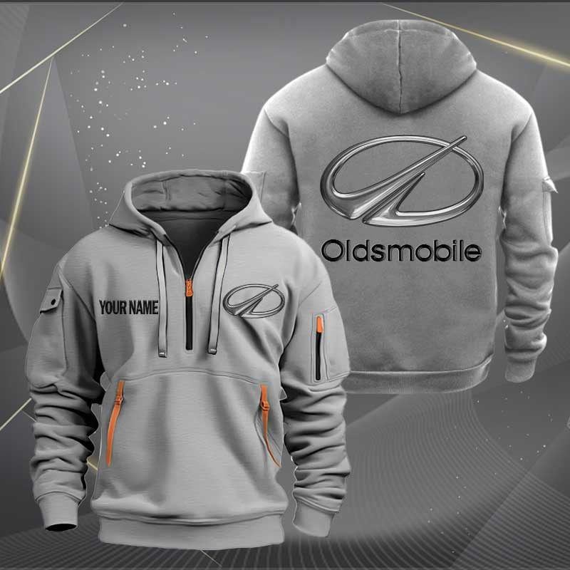 Sportswearmerch Oldsmobile Motorcycle Half Zip Hoodie For Fan