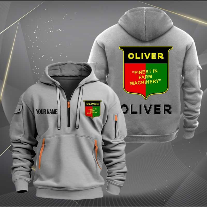 Sportswearmerch Oliver Tractor Half Zip Hoodie For Fan