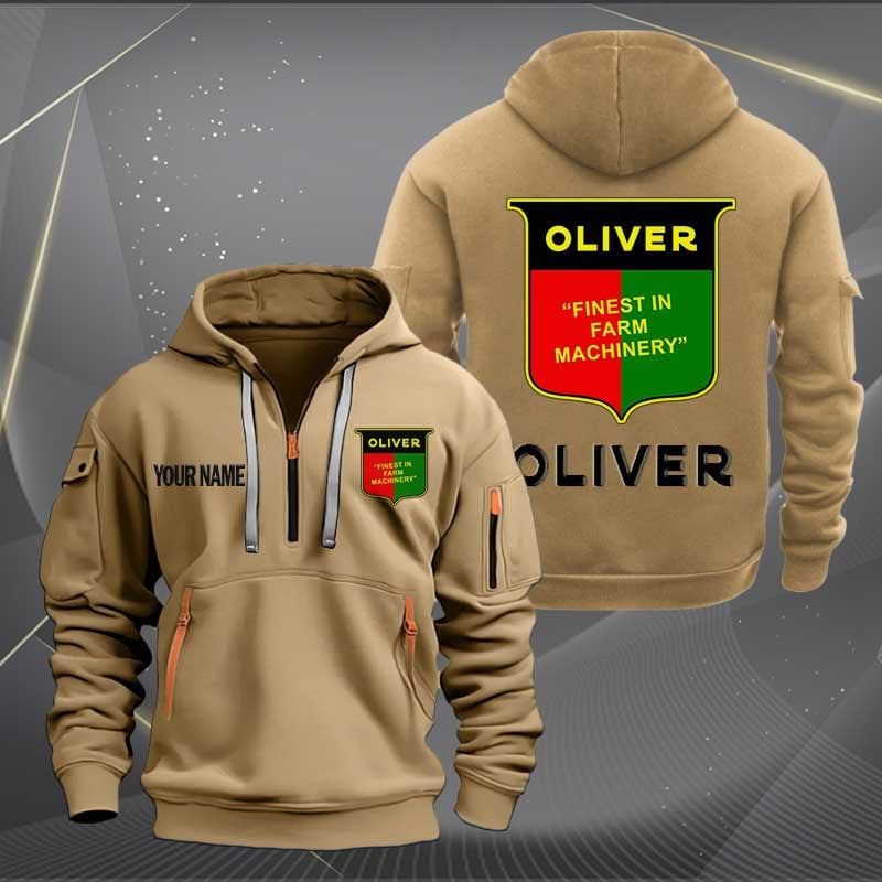 Sportswearmerch Oliver Tractor Half Zip Hoodie For Fan