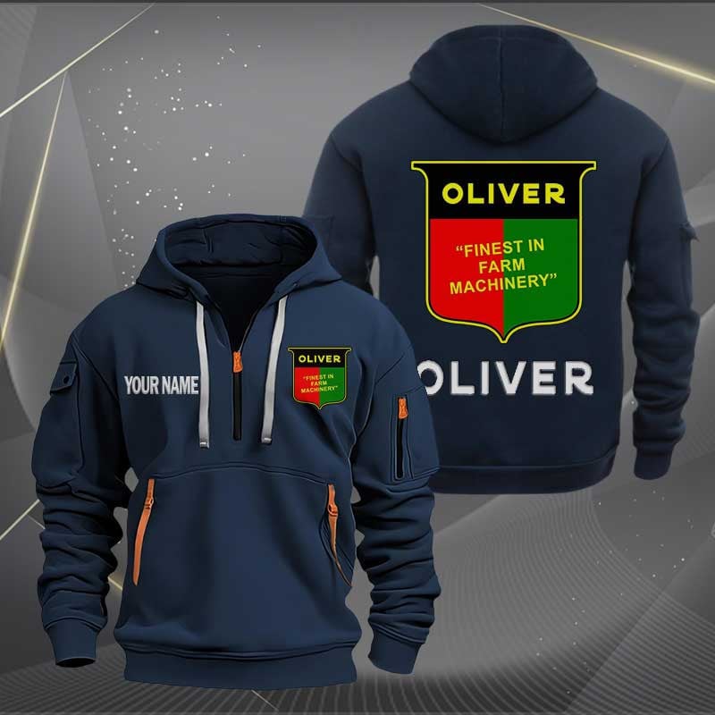 Sportswearmerch Oliver Tractor Half Zip Hoodie For Fan