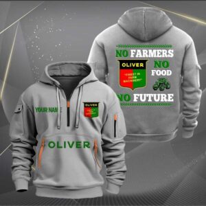 Sportswearmerch Oliver Tractor Personalized Half Zip Hoodie For Fan