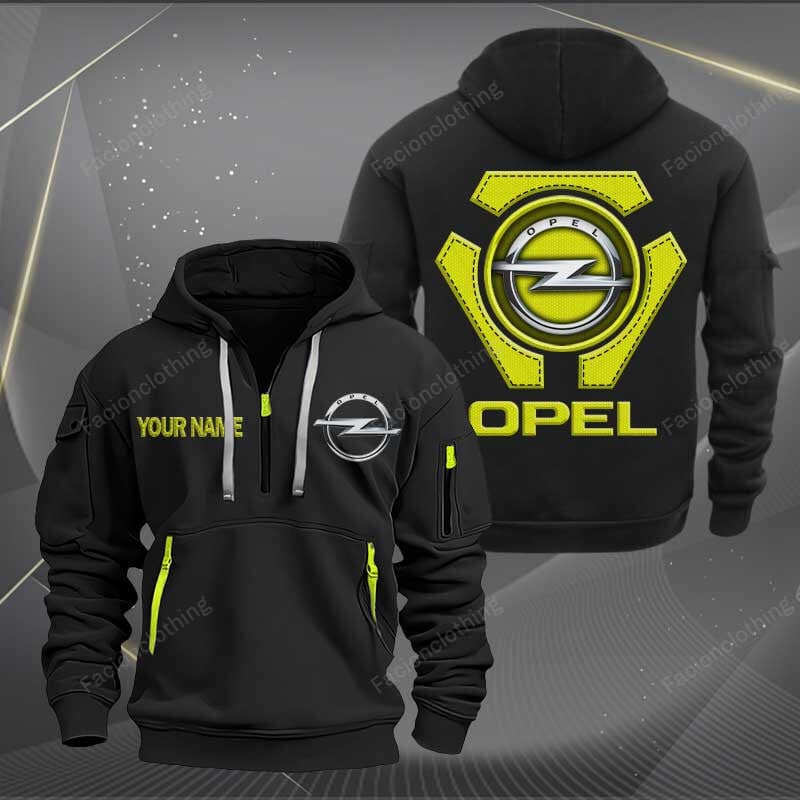 Sportswearmerch Opel Car Personalized Half Zip Hoodie For Fan