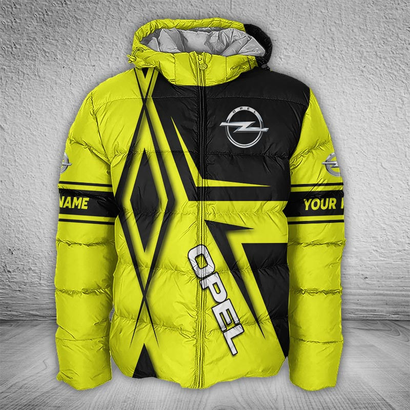 Sportswearmerch Opel Car Puffer Jacket For Fan