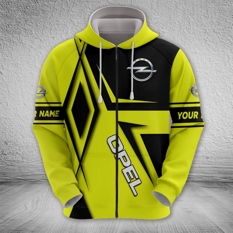 Sportswearmerch Opel Car Zip Hoodie For Fan