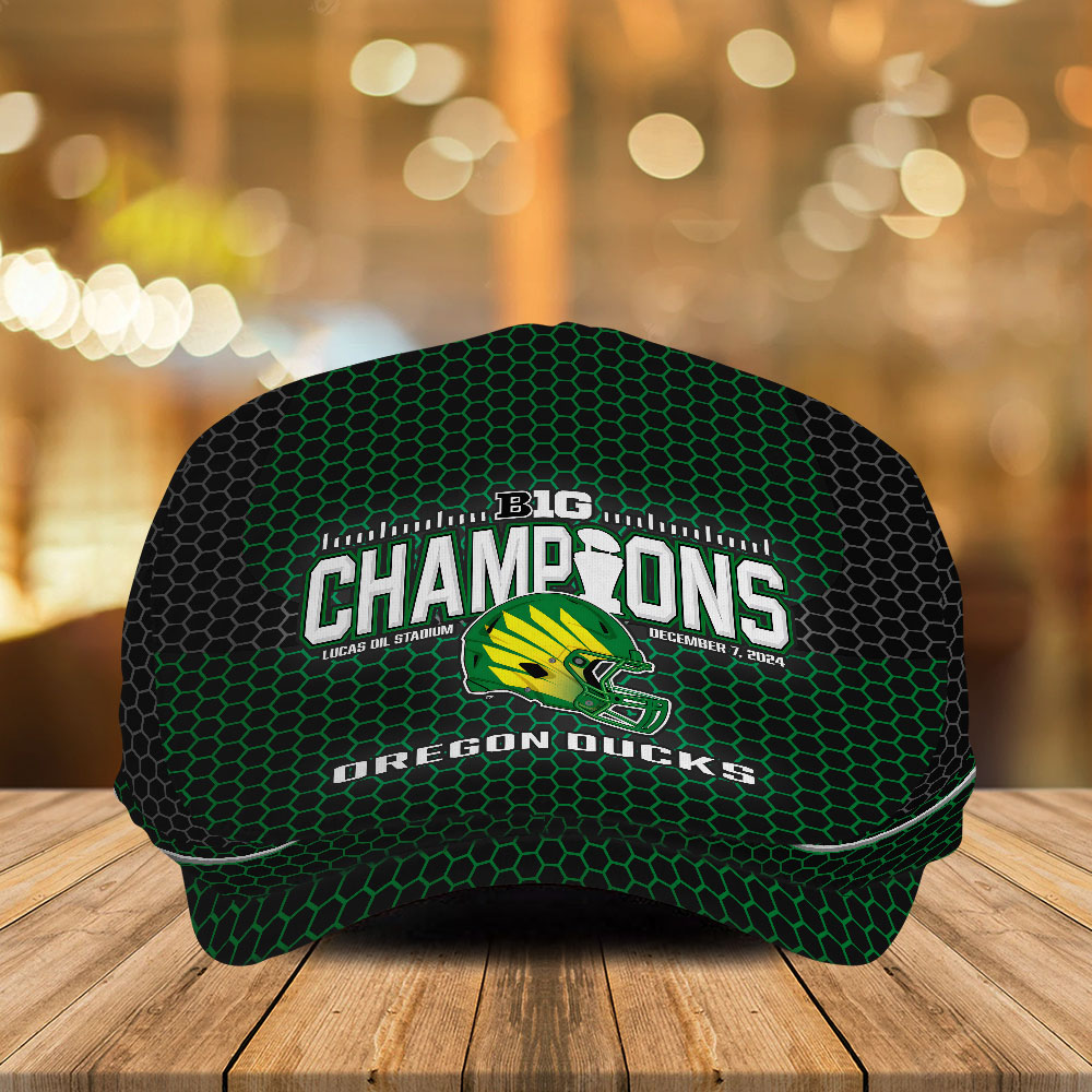Sportswearmerch Oregon Ducks NCAA Football Flat Cap Gift For Fan