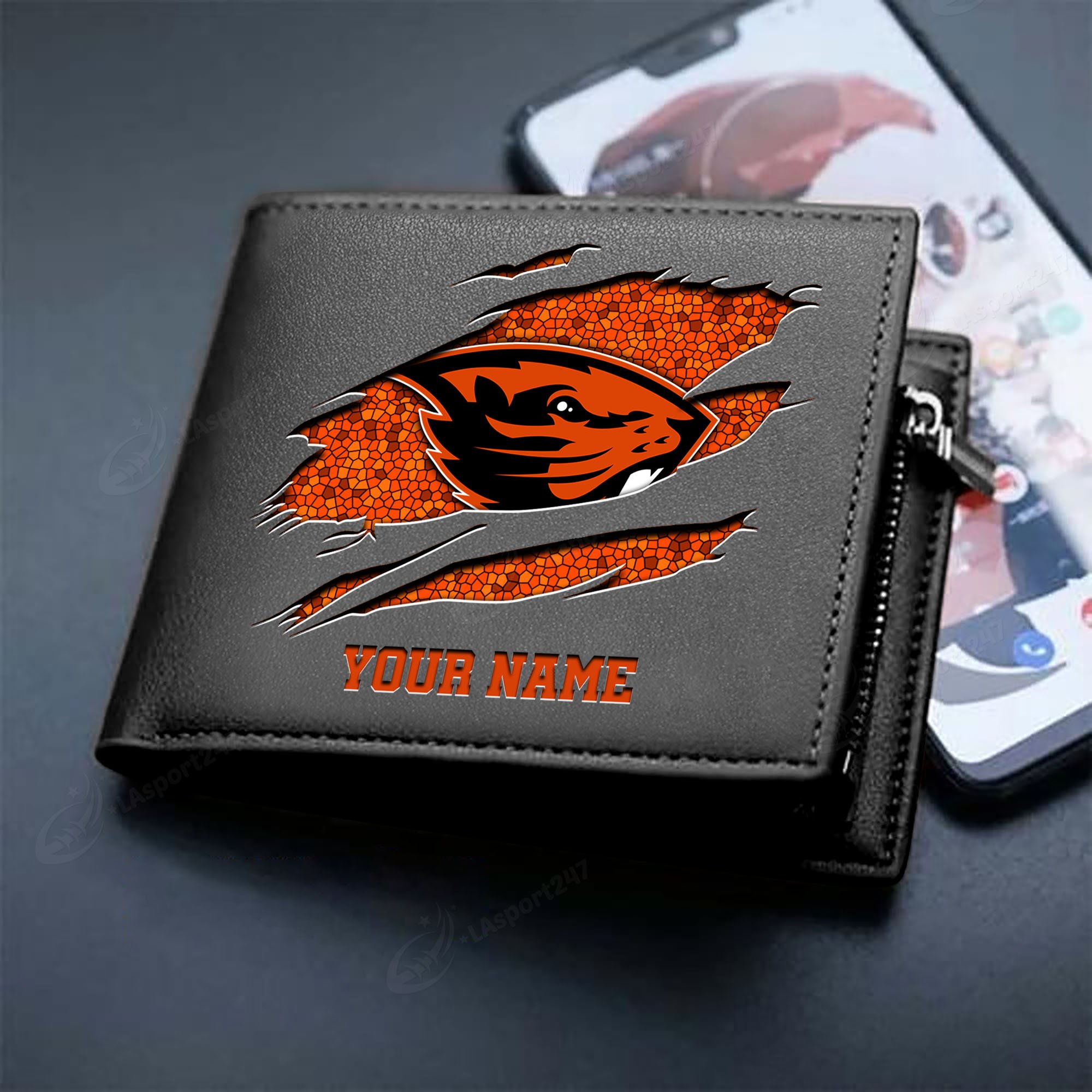 Sportswearmerch Oregon State Beavers NCAA Men Wallet For Fan