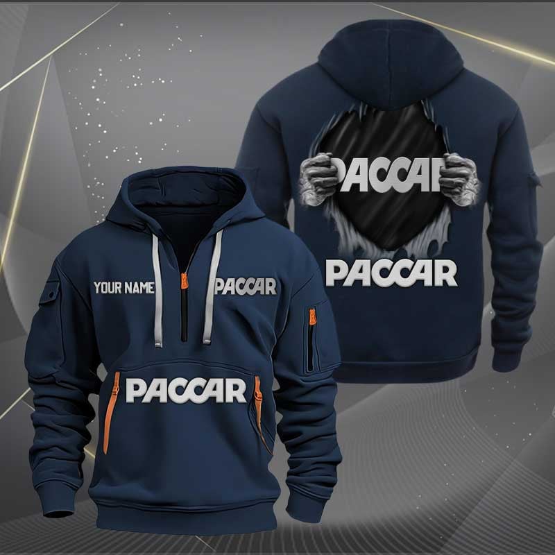 Sportswearmerch PacMotorcycles Car Personalized Half Zip Hoodie For Fan